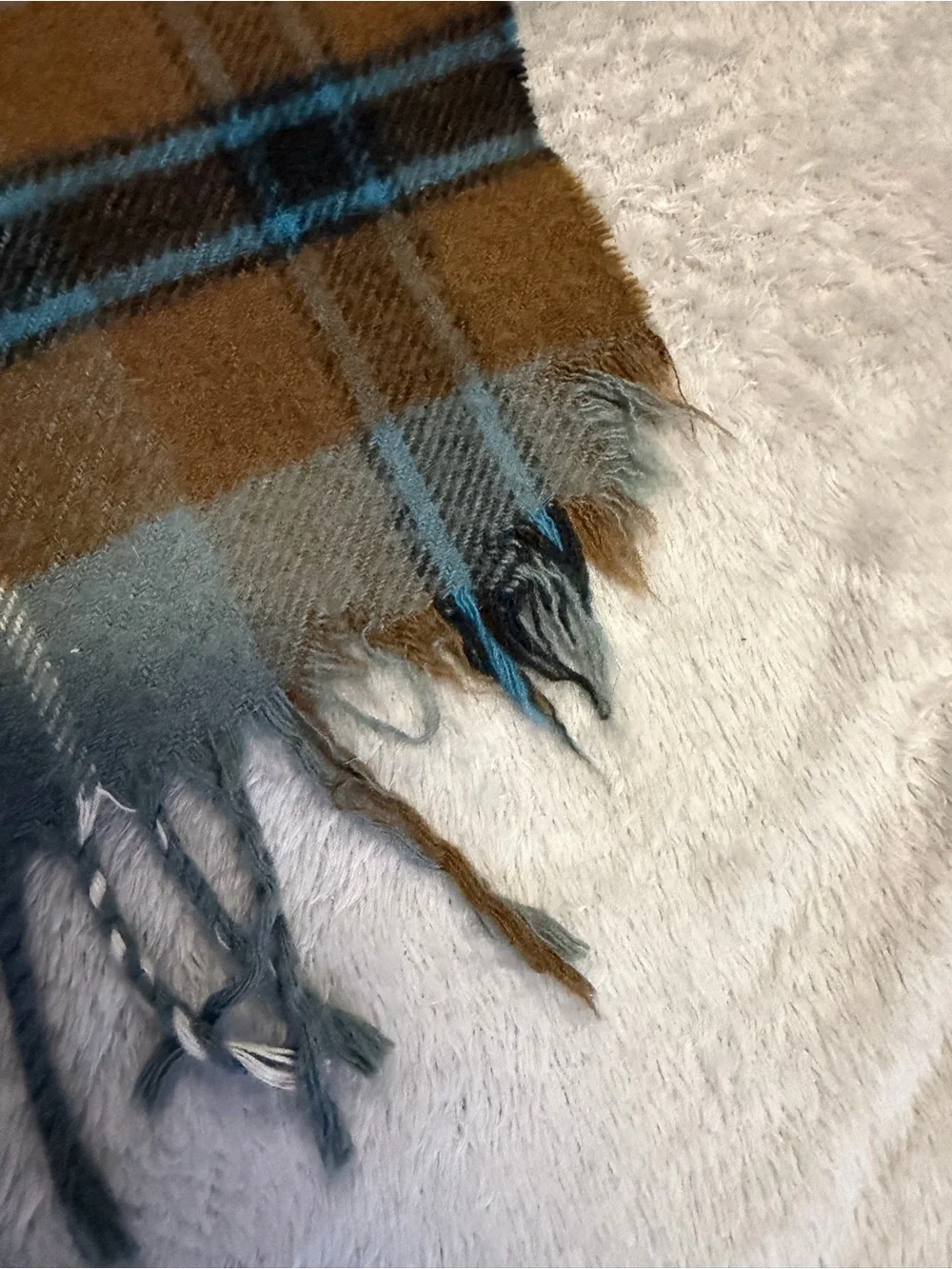 Johnstons of Elgin classic plaid